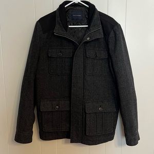 Tommy Hilfiger designer, quilted‎ wool jacket size M